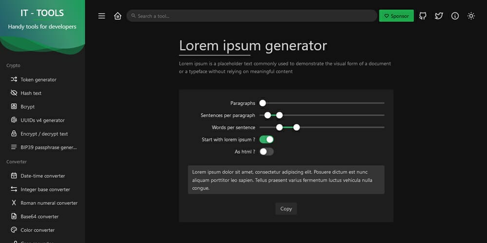 Dummy Text Generators and Tools 50 Lorem ipsum generator