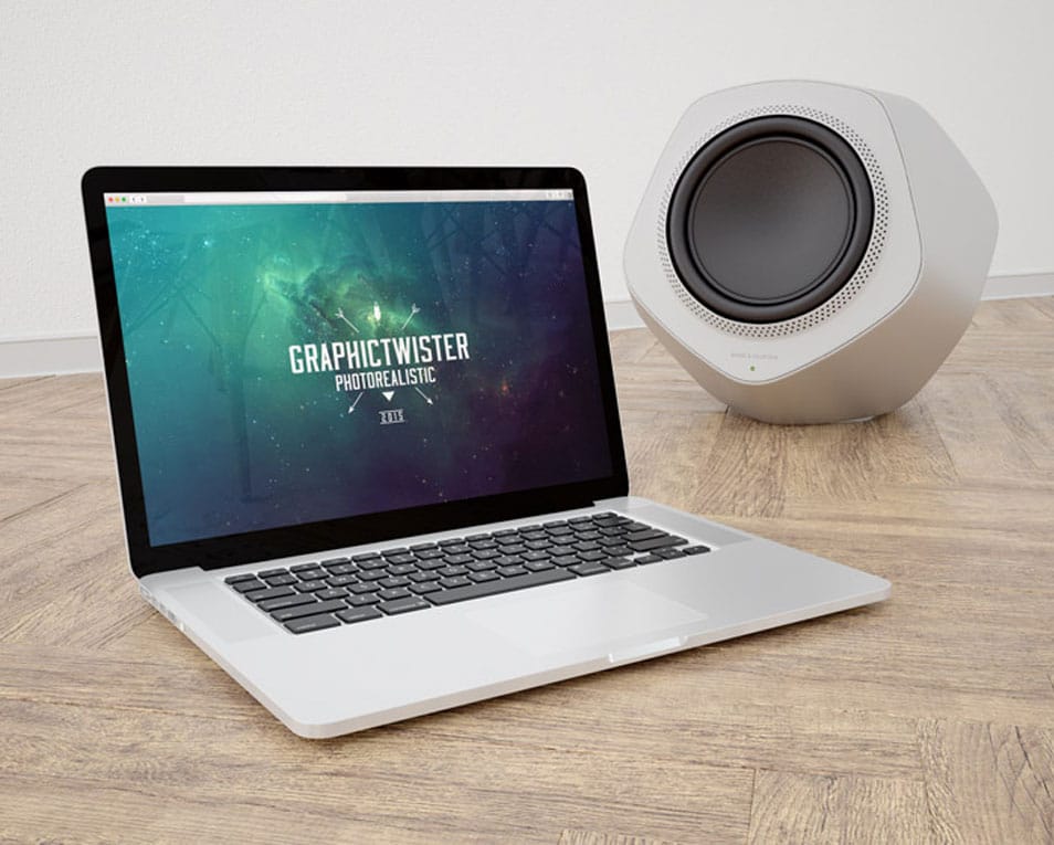 MacBook and Bang Olufsen Template