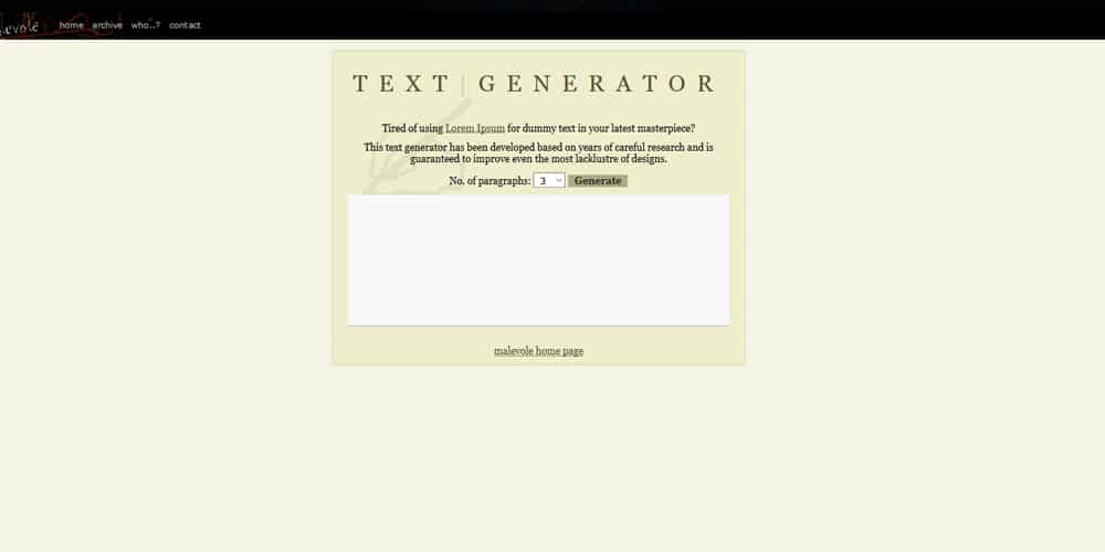 Dummy Text Generators and Tools 45 Dummy Text Lorem