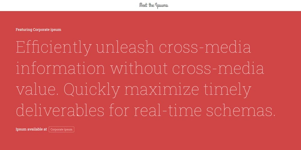Dummy Text Generators and Tools 22 Meet the Ipsums