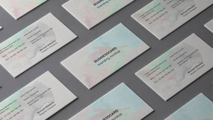 PSD Business Card Branding Mockup