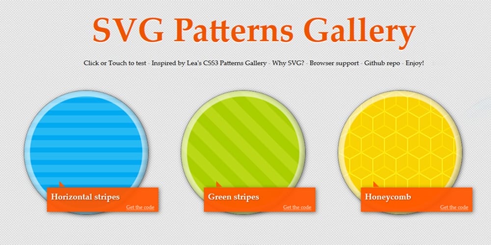 SVG Pattern Library