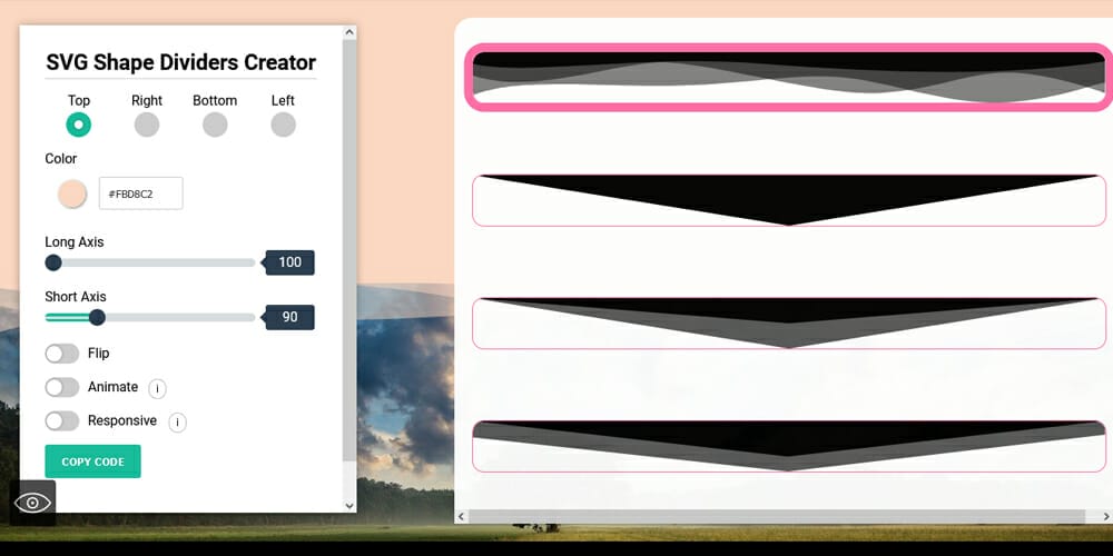 Best SVG Pattern and Shape Generators 28 SVG Shape Dividers Creator