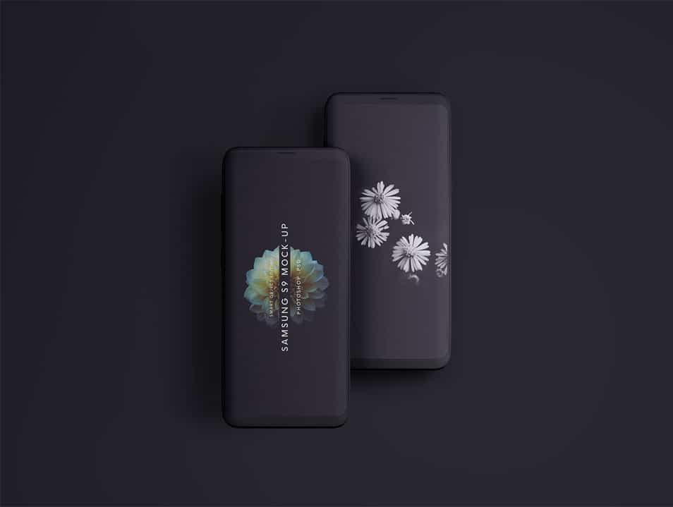 Samsung Galaxy S9 Phone Mockup