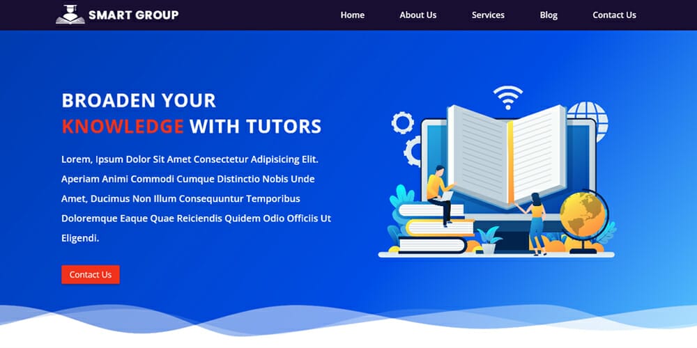 Free Education HTML Website Templates 53 Stylish School Website Template