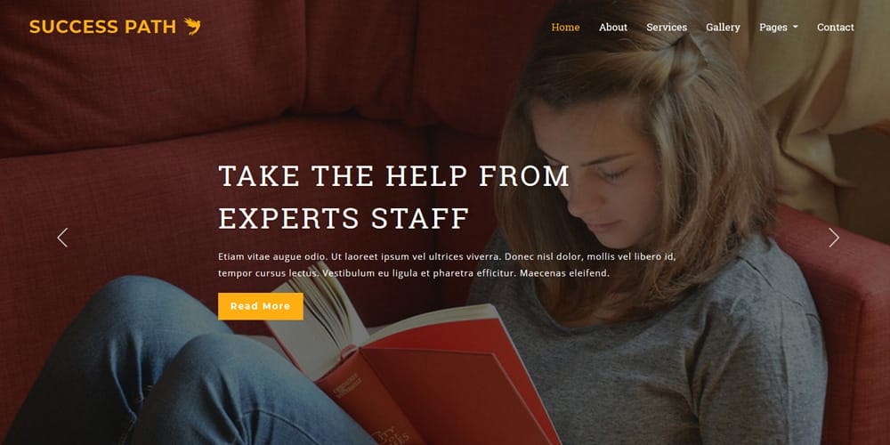 Free Education HTML Website Templates 79 Success Path