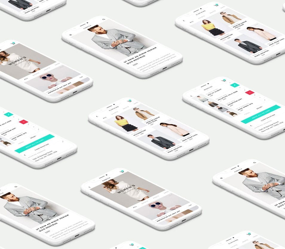 UI PSD iPhone X Monochrome