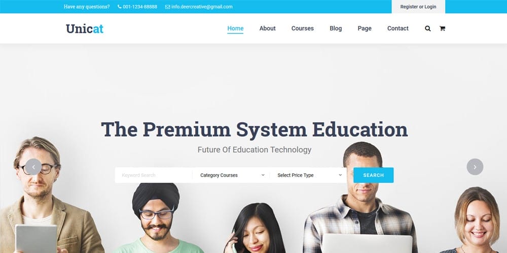 Free Education HTML Website Templates » CSS Author