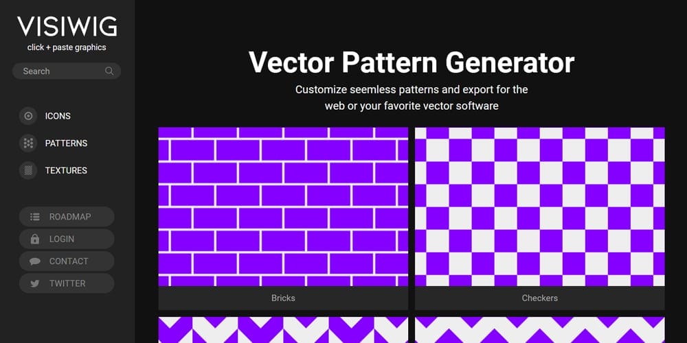VISIWIG Vector Pattern Generator
