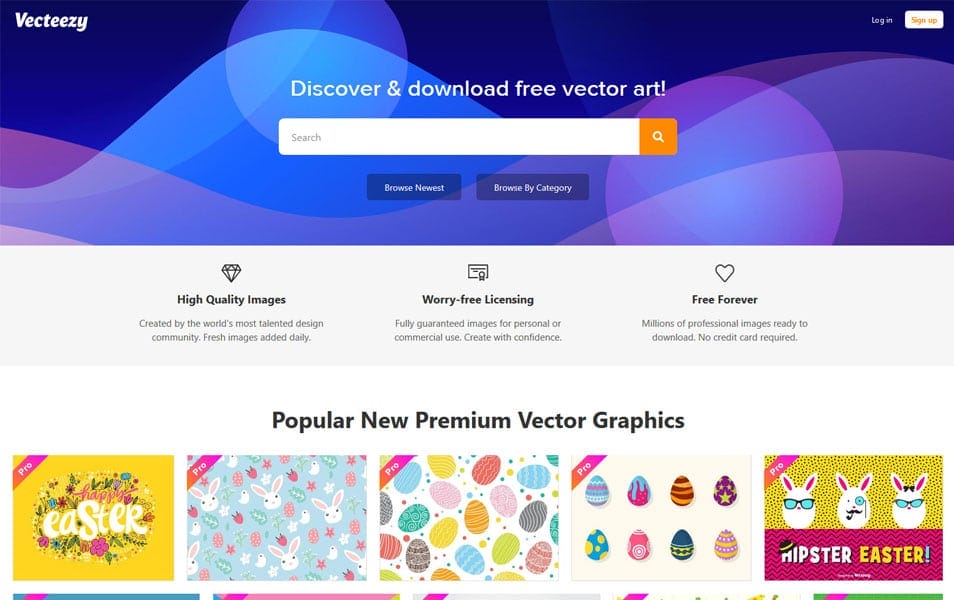 25+ Places to Find Free Quality Vector Graphics 9 Vecteezy