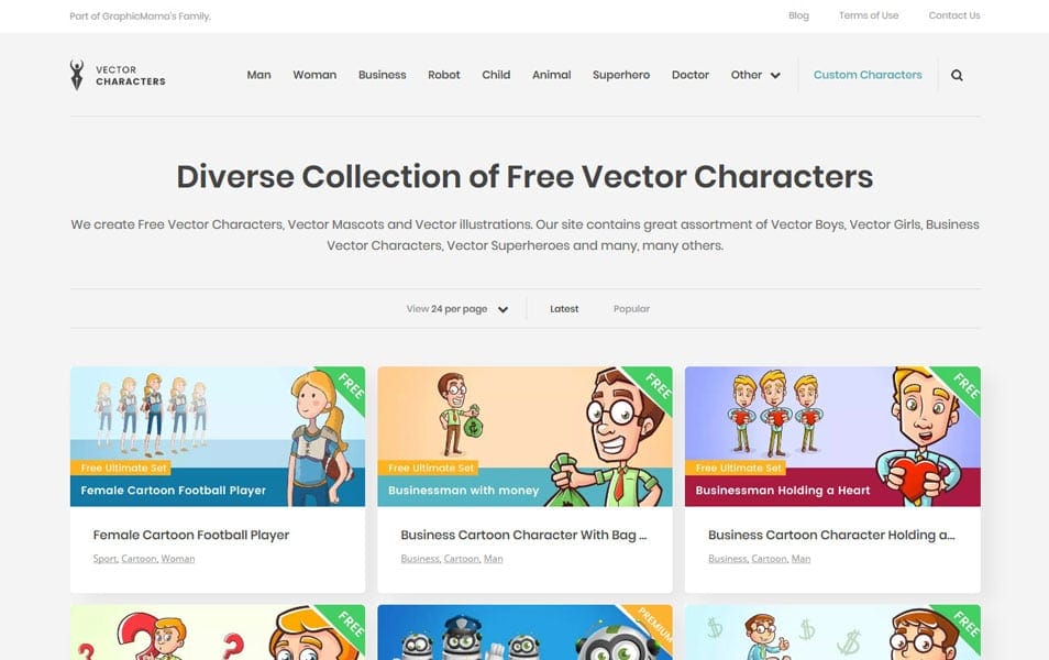 Vector Characters