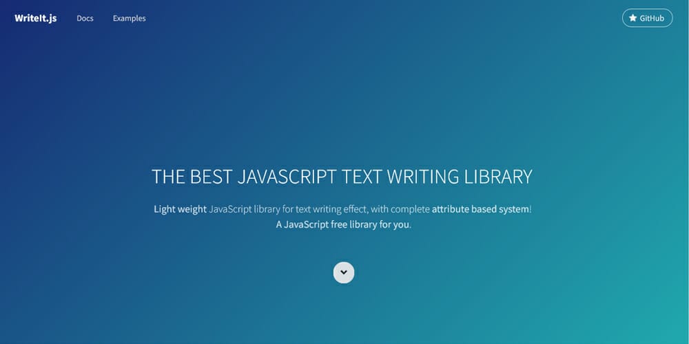 10 + JavaScript Text Effect Libraries 23 WriteIt.js