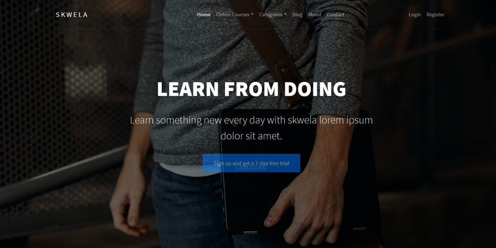 Free Education HTML Website Templates 58 skwela