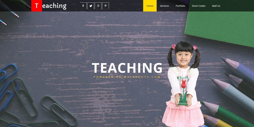 Free Education HTML Website Templates 51 teaching