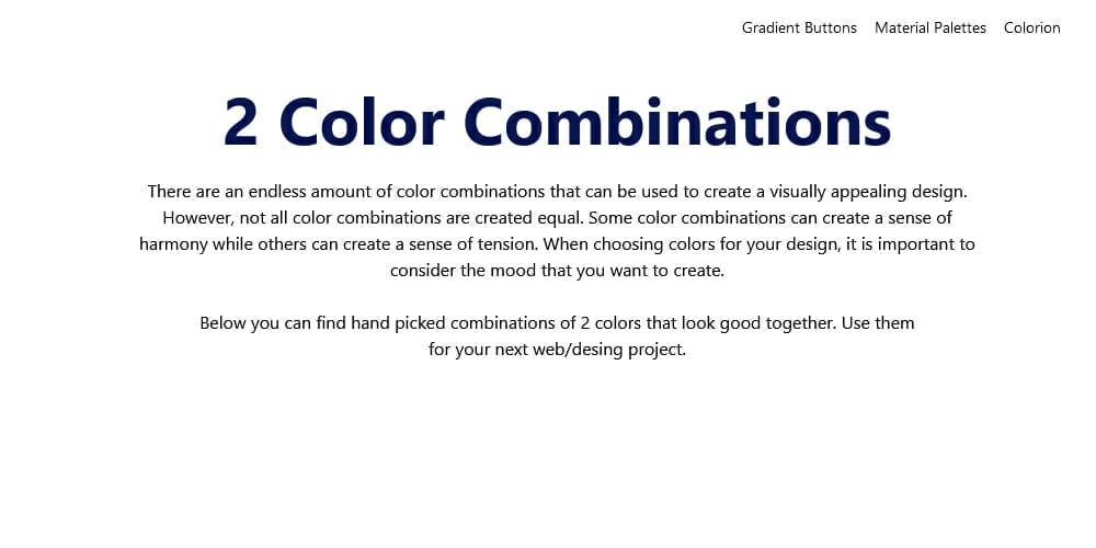 Complete Resources to Learn Color Theory 208 2 Color Combinations