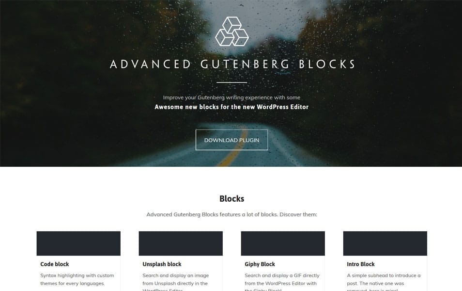 Advanced Gutenberg Blocks Gutenberg plugins