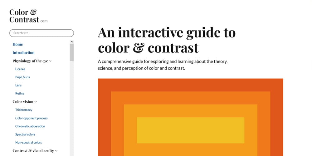 An interactive guide to color and contrast