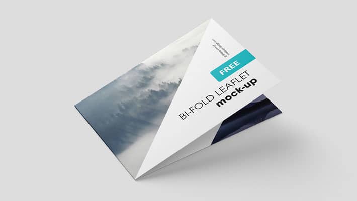 Bi-Fold Leaflet Mockup
