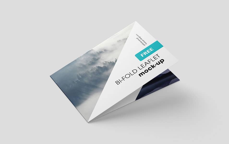 Bi-Fold Leaflet Mockup