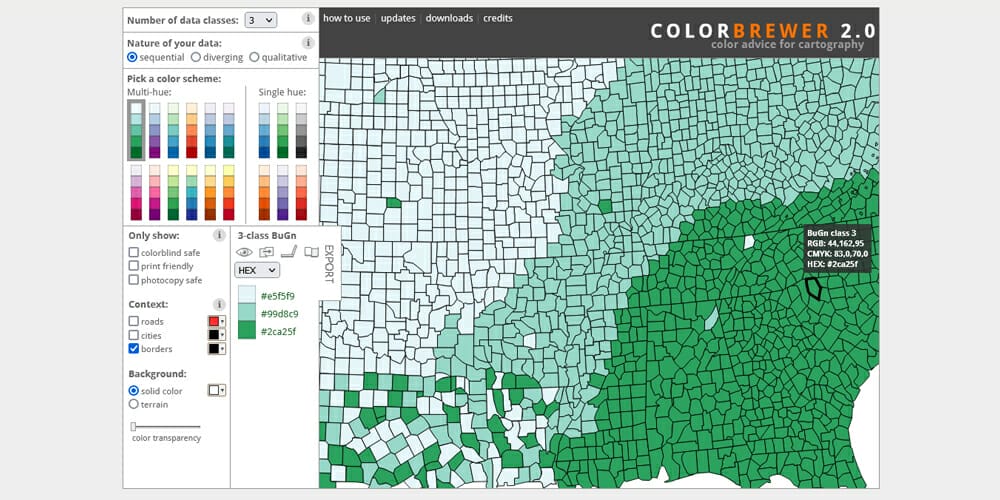 Complete Resources to Learn Color Theory 197 Color Brewer 2