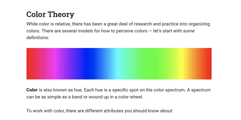 Color Theory and Contrast Ratios
