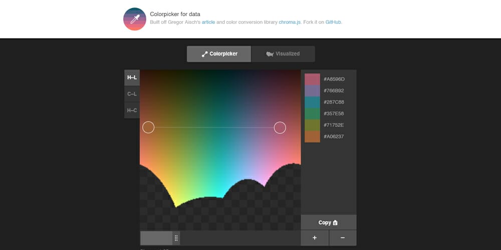 Colorpicker for data