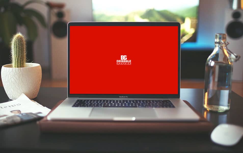 Free Macbook Pro Mockup PSD