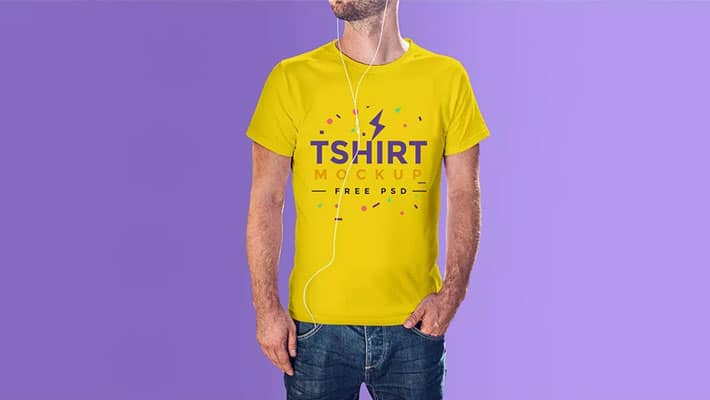 Free Tshirt Mockup PSD