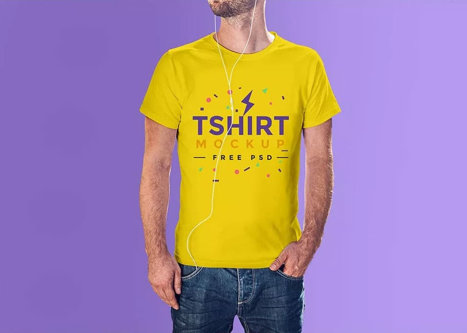 Free Tshirt Mockup PSD