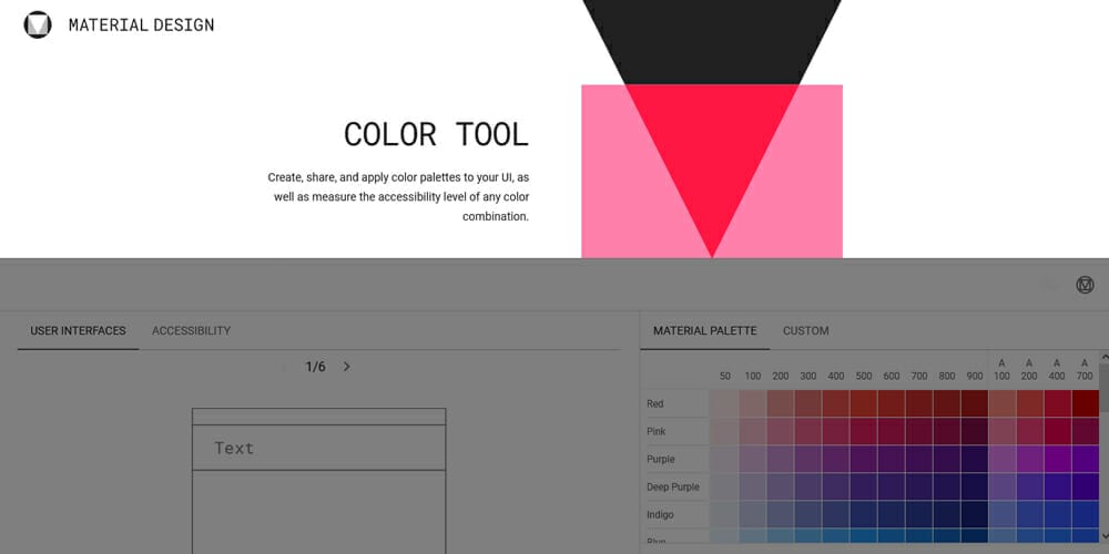 Complete Resources to Learn Color Theory 161 Google Material Color Tool