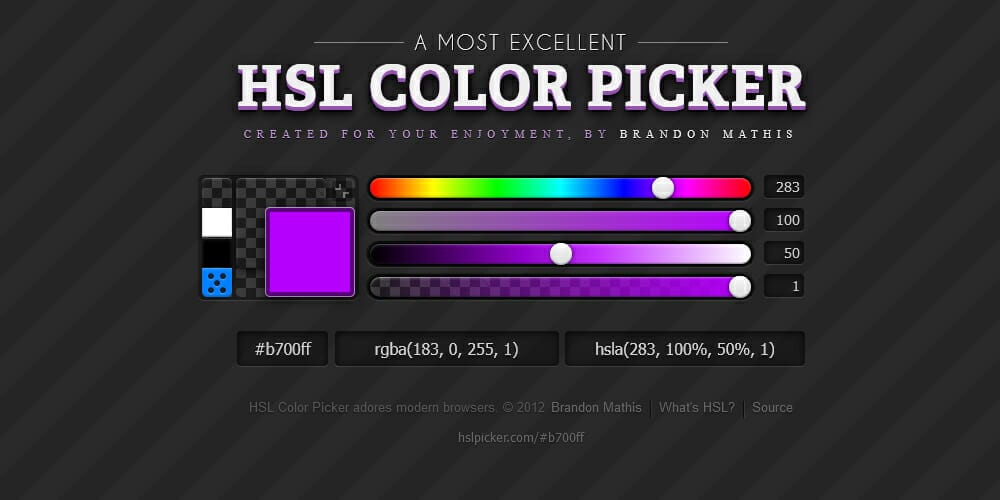 Complete Resources to Learn Color Theory 103 HSL Picker