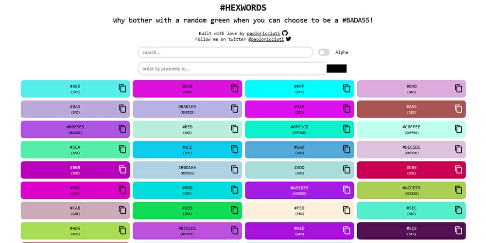 Complete Resources to Learn Color Theory 194 Hexwords