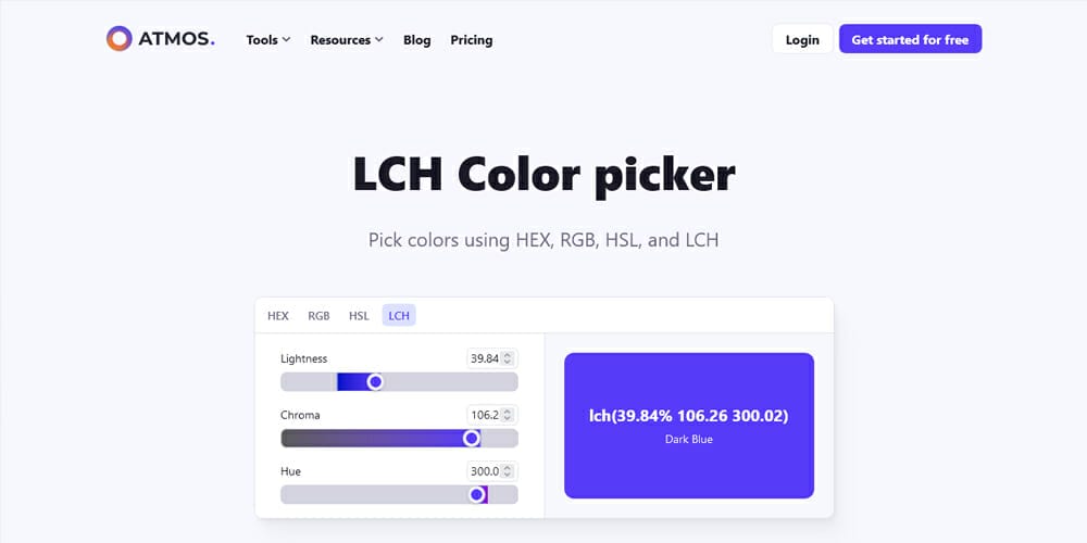 Complete Resources to Learn Color Theory 93 LCH Color Picker