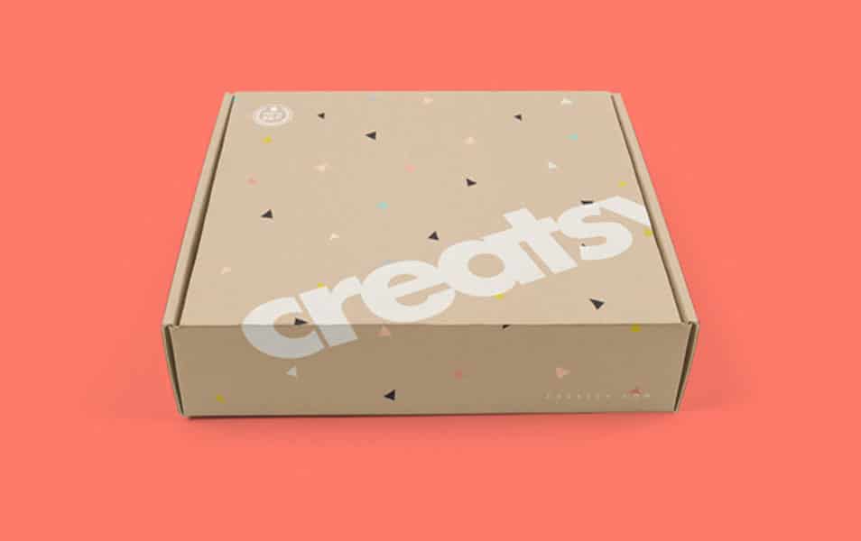 Mailing Box PSD MockUp