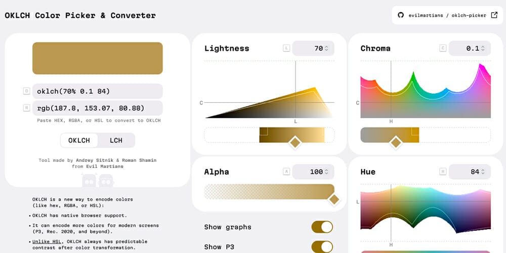 Complete Resources to Learn Color Theory 84 OKLCH Color Picker