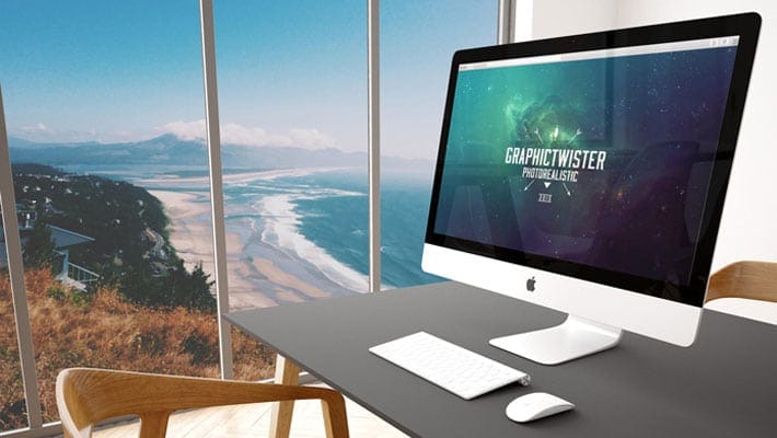 Office iMac Mockup