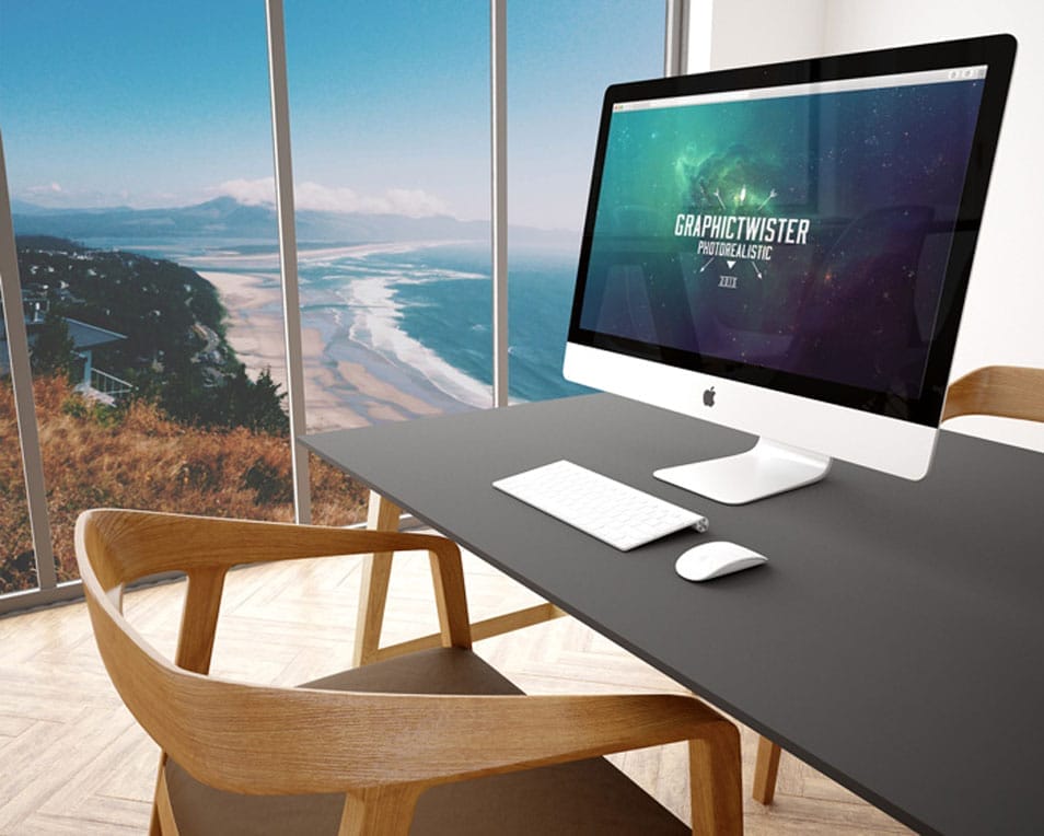 Office iMac Mockup