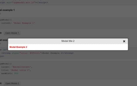 20+ Best JavaScript Modal Window Plugins » CSS Author