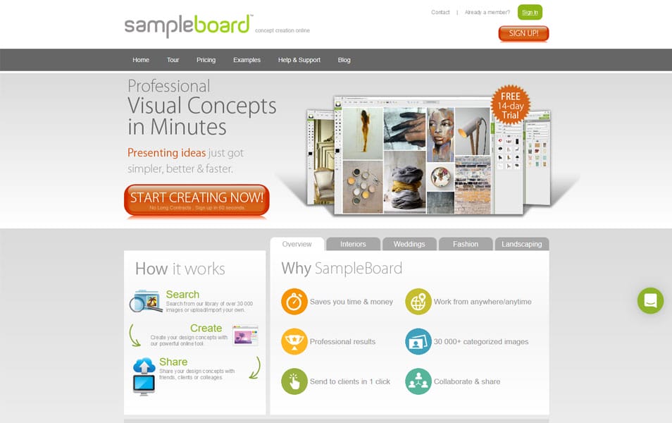 SampleBoard - Mood Board Creator