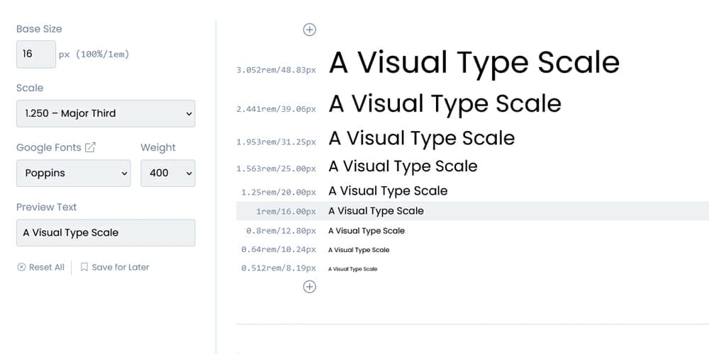 10+ Best Tools for Designers to Find Best Fonts 21 Type Scale