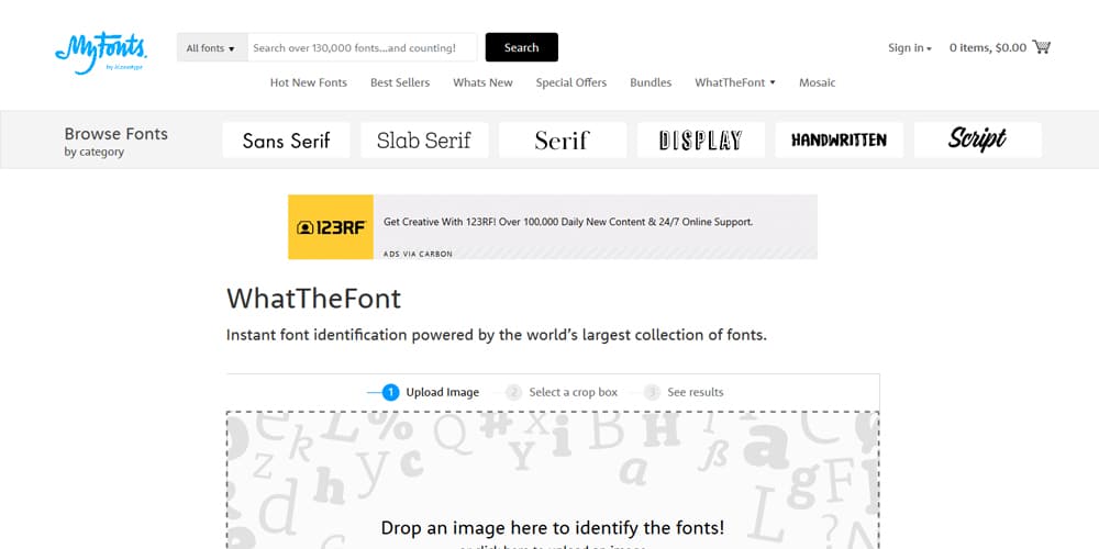 10+ Best Tools for Designers to Find Best Fonts 1 WhatTheFont