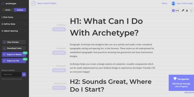 10+ Best Tools for Designers to Find Best Fonts 15 archetypeapp