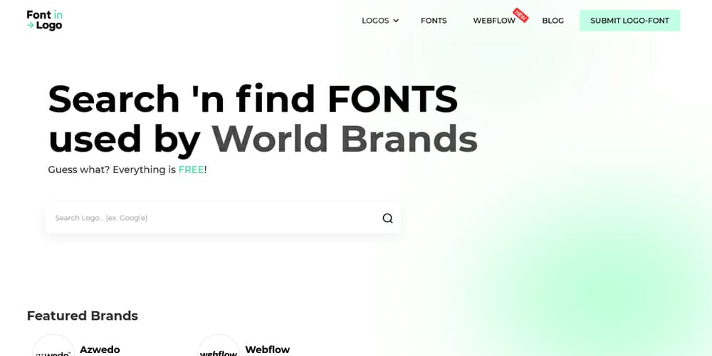 10+ Best Tools for Designers to Find Best Fonts 26 fontinlogo