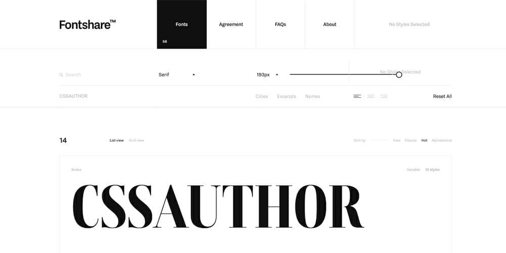 10+ Best Tools for Designers to Find Best Fonts 20 fontshare