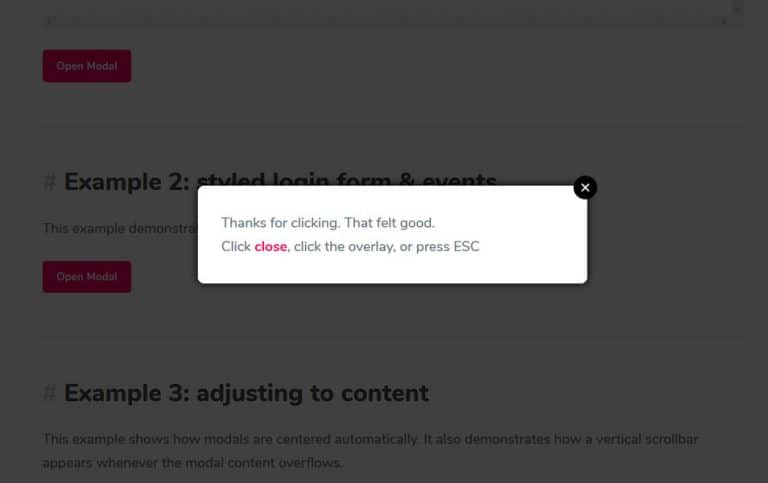 20+ Best JavaScript Modal Window Plugins » CSS Author