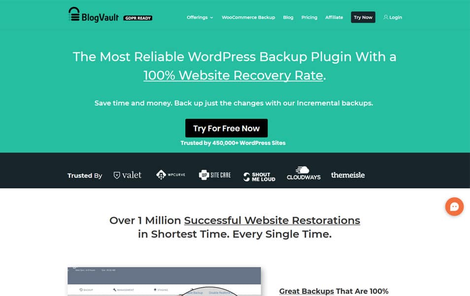 BlogVault - WordPress Backup Plugins