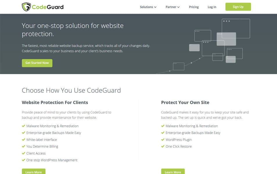 CodeGuard - WordPress Backup Plugins