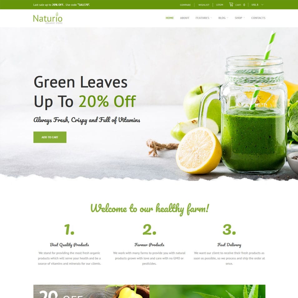 Naturio WooCommerce Themes