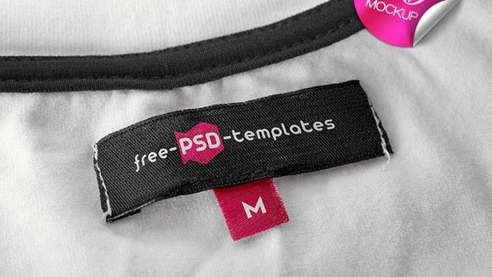 2 Free Apparel Tag Mock-up in PSD