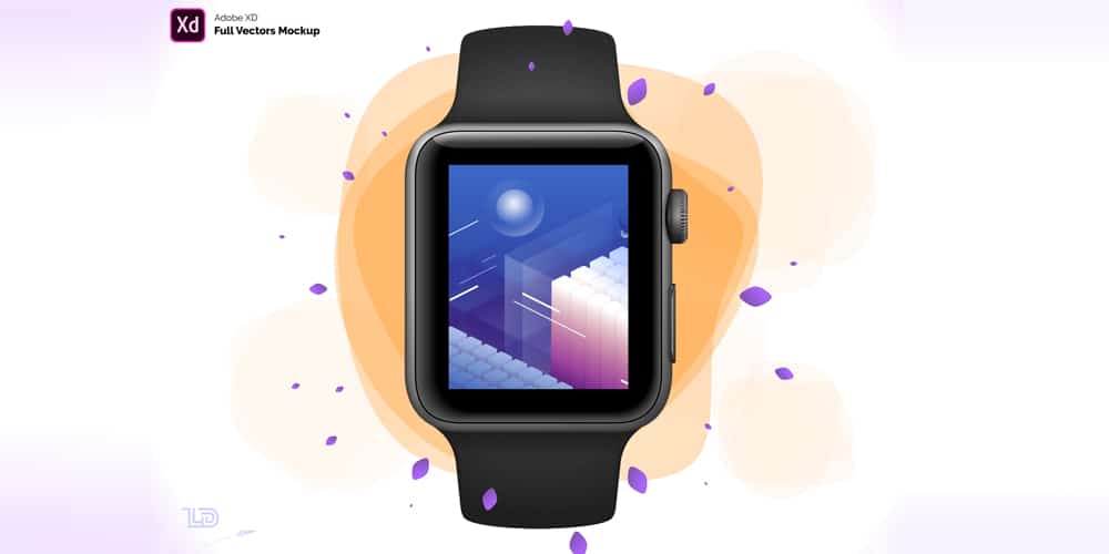 Apple Watch S3 Adobe XD Mockup
